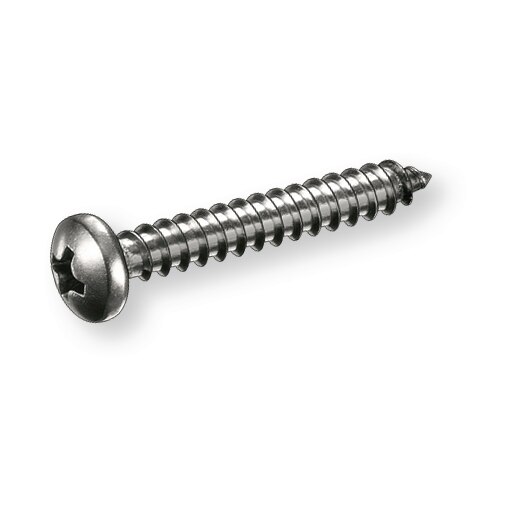 Tornillo rosca chapa, cabeza cilíndrica, A2, Ø 4,8 mm, long. 13 mm